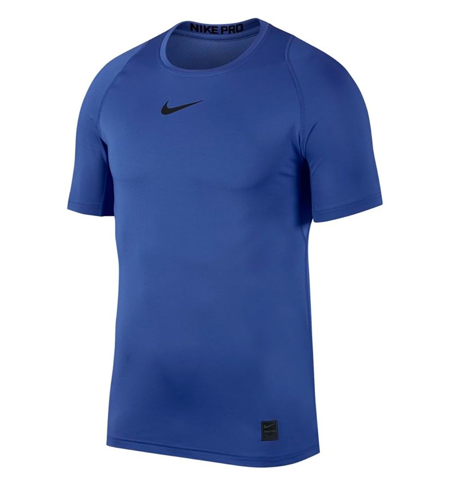 Men's Nike Pro Top Short Sleeve Fitted sz Medium Game Royal